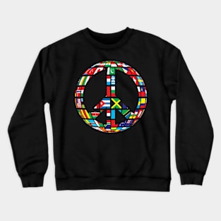 Love Inspirational Positive World Peace Illustration T-Shirts Crewneck Sweatshirt